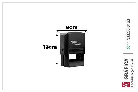 Carimbos Vm   Carimbo 355   Power   10g 6x4 1x0 1 Un