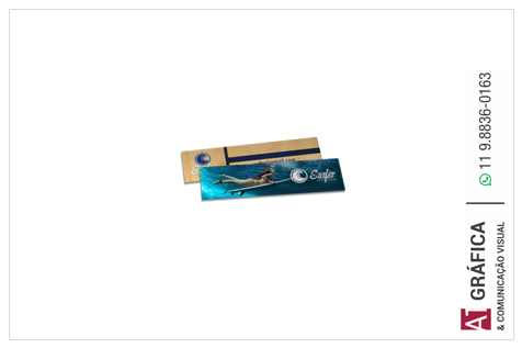 Marcador de Página Couche Brilho   300g 18.2x5.1 4x4 1000 Un