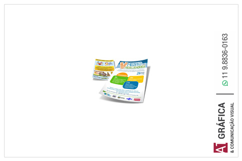 Panfletos, Flyers E Folhetos Couche Brilho   70g 15x10 4x4 1000 Un