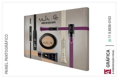 Painel Pantográfico 350 x 230 cm Reto com Impressão